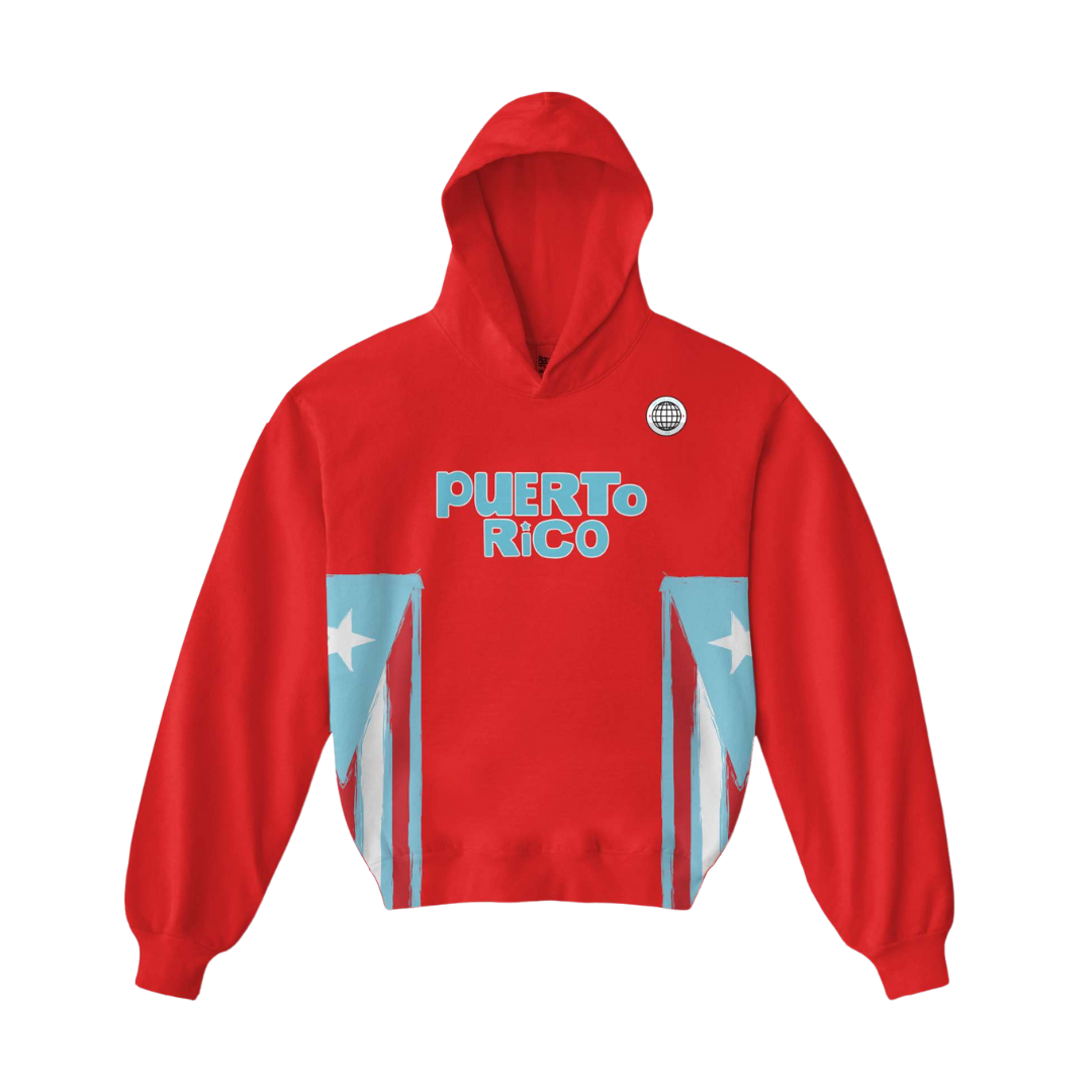 Jersey Red Hoodie