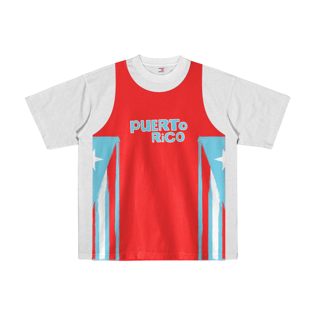 Tee Jersey White/Red T-Shirt