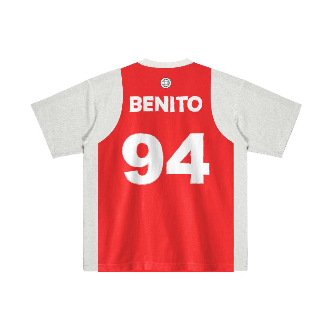 Tee Jersey White/Red T-Shirt