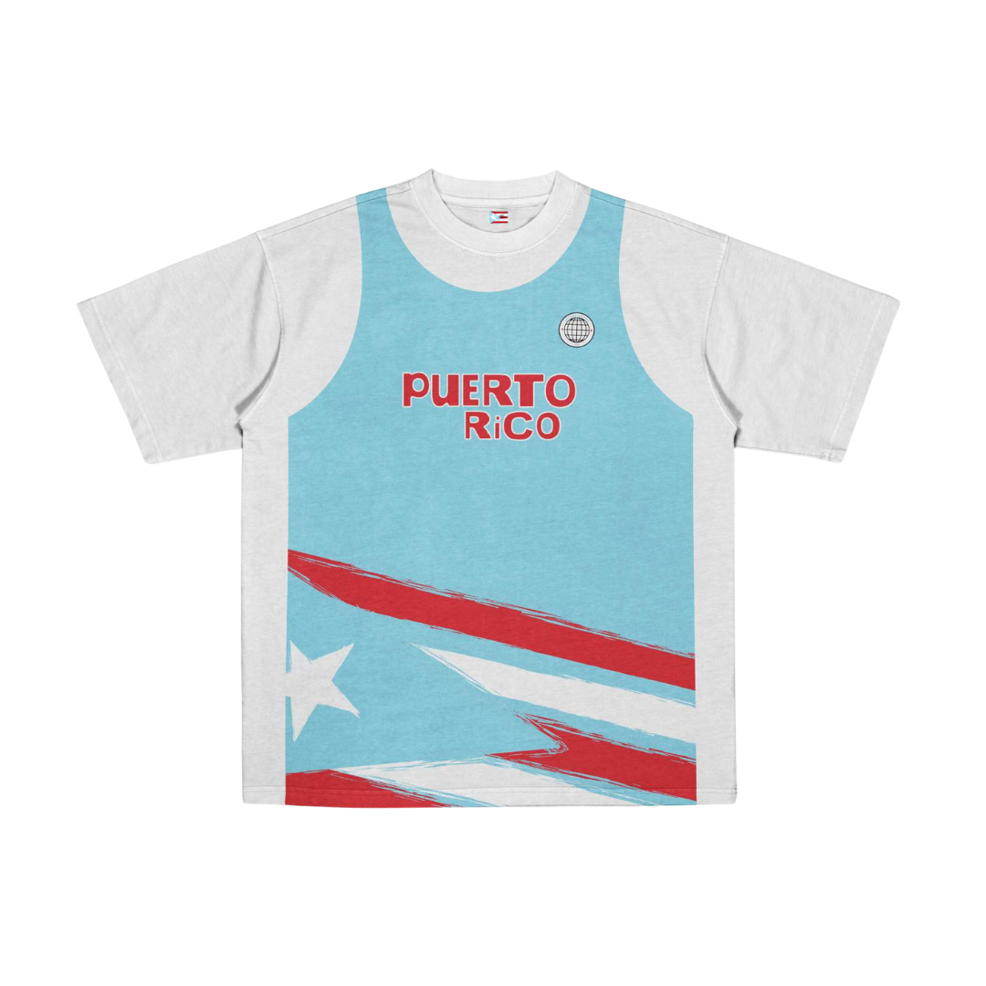 Tee Jersey White/Blue T-Shirt