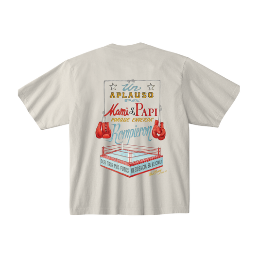 Bad Bunny Boxing Ring White T-Shirt