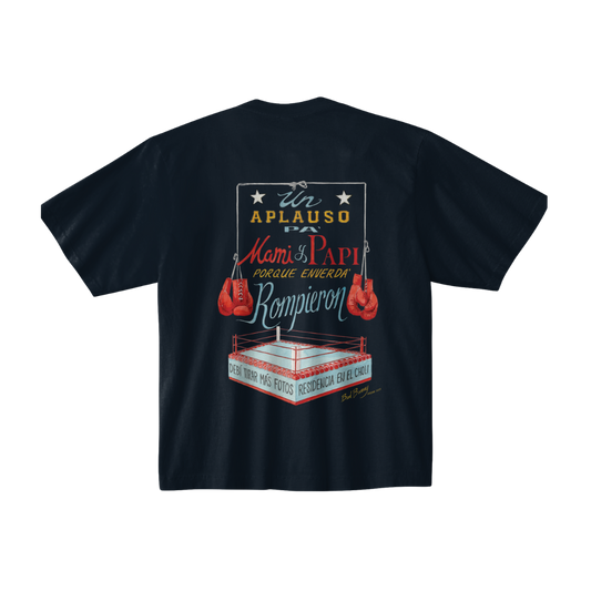 Bad Bunny Boxing Ring Black T-Shirt