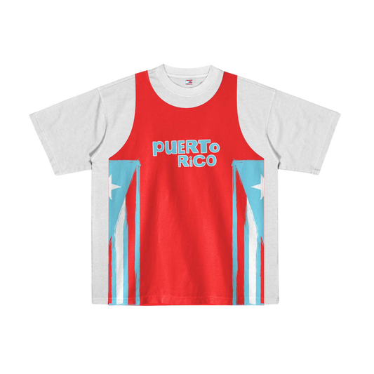 Tee Jersey White/Red T-Shirt