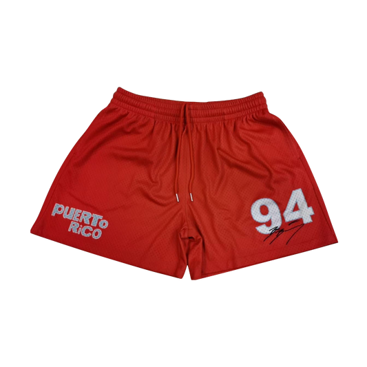 DTMF Red Mesh Short