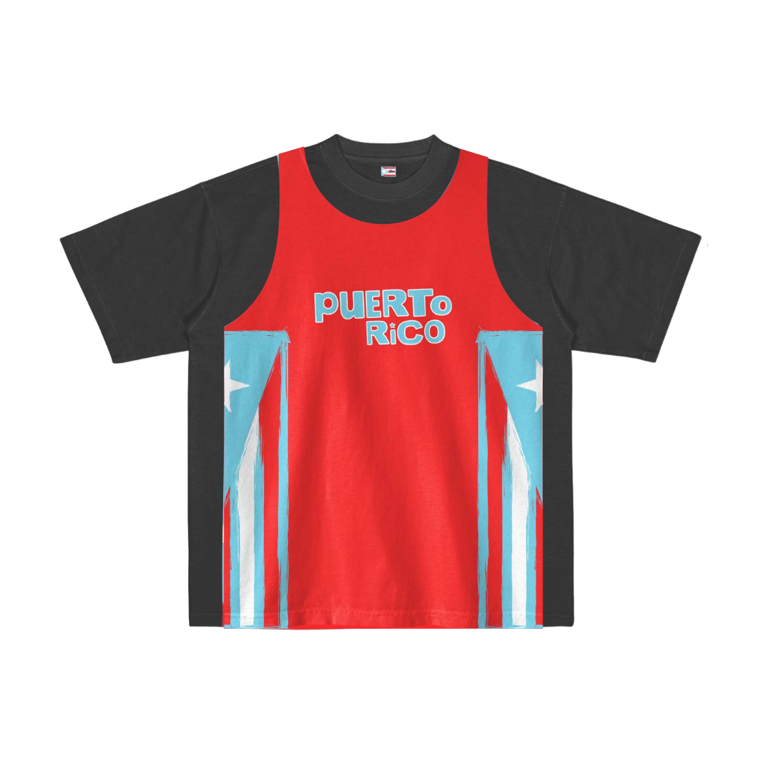 Tee Jersey Black/Red T-Shirt
