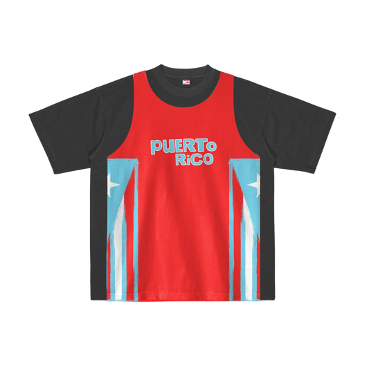 Tee Jersey Black/Red T-Shirt