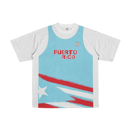 Tee Jersey White/Blue T-Shirt